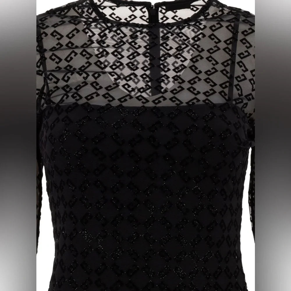 Givenchy Black Lace Midi Dress - Picture 6 of 6